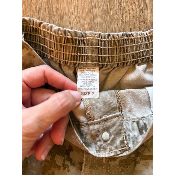 Children’s Military Brown Desert Digi Camo Camouflage Pants Size 7 - Picture 2 of 3